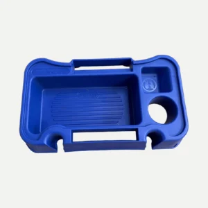 Plateau bleu realise par Plazur Industries