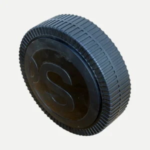Roue noir realise par Plazur Industries